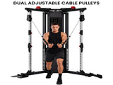 Powertrain Home Gym Station Functional Trainer Power Rack 136kg Weight Stack HYM-JXM-650