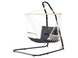 Gardeon Hammock Chair with Heavy Duty Steel Stand HM-CHAIR-ARM-GREY-A
