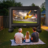 VEVOR 15 ft Inflatable Movie Screen 169 600D Movie Projector with Portable Bag V952-XCQSTYPMZJS1ZSUV8001V3