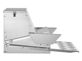 Automatic Chicken Feeder, 18.14 kg Capacity, Rainproof Treadle Poultry Feeder with Lockable Lid, No V952-JQWLQ40LBSZDYWBXU001V0