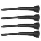 4PCS 00U Milking Machine Liners Black Rubber Teat Cup Liners Accessories for Goat Milker V1294-YM0718-3111200285611