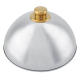 Stainless Steel Kitchen Restaurant Dining Food Serving Platter Lid Dome Plate Cover V1294-YM0901-JY20185-01