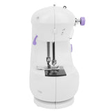 Household Mini Multifunction 2 Speed 2 Thread Electric Sewing Machine Equipment 100240VWhite and V1294-YM0901-3117200109214