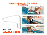 Pool Rail, 137.1 x 81.3 cm Pool 100kg Load Capacity Heavy Duty Stainless Steel Swimming V952-JHWYCFSYM543LPJGA001V0
