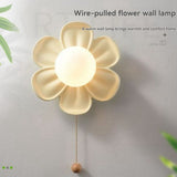 Cream Petals Ceiling Lamp Hallway AisleBalcony Porch Stair Ceiling Light Wall Resin Flower Wall V1369-AZ3-W-11612