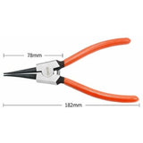 4 Pcs Circlip Pliers Length, Trimming of the Tip Clamp for Internal and External Circlip with Bag, V1237-MS-626-155