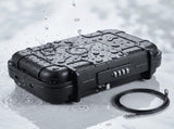 Key Lock Box 4 Digit Combination Safe Box with Removable Wire Rope IPX7 Waterproof Travel Security V1369-AZ3-W-12597