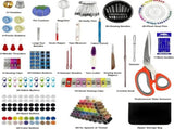 295PCS All-in-One Sewing Kit, Includes 50-Color Threads Upgraded Stainless Steel Scissors 40 V1232-FRXTZ-001