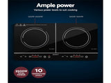 Devanti Portable Induction Cooktop 60cm Portable Cooker 15A Plug CT-IN-D-YL-DC05