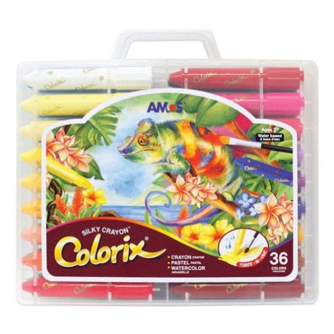 AMOS Colorix Silky Crayons - 36 Pack DTK-AMO366