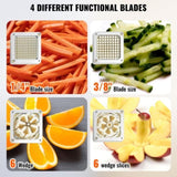 Commercial Vegetable Dicer Vegetable Chopper 4 Blades French Fry Cutter V952-GGSSDQTJJBBQX8OS7V0