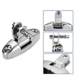 Boat Top Swivel Deck Hinge with Removable Pin, 180 Degree Adjustable,316 Stainless Steel, Marine Top V1192-AZ-W-3313