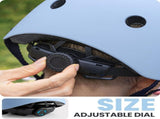 OutdoorMaster Youth & Kids Bike Helmet - Adjustable Multi-Sports Skateboard Helmet with Removable XFOM-HS001-LBLU-L