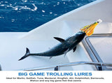 Lures Saltwater Fishing Lures, Offshore Big Game Lures for Tuna Marlin Deep Sea Fishing Lures Bait V1369-AZ3-W-02508