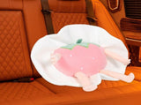 Plush Car Back Seat Cushion with Lumbar Support for Comfort and Stylish Decorative Interior Design V1192-AZ-W-27979