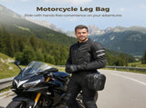 Thigh Bag, Waterproof Motorcycle Leg Bag for Men Women, Expandable Design with Removable Leg Straps, V1192-AZ-W-18487