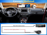 10.26" Wireless Apple Android Carplay Dual Dash Cam Front Rear Camera with 64G Card V462-TA-102-01