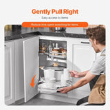 VEVOR 2 Tier Swing Right Blind Corner Cabinet Pull Out Soft Close Organizer V952-MJSNHSPYKDGGG6BZ9V0