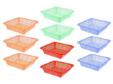Plastic Storage Baskets for Bathroom and Home Organization, 10pcs Storage Containers for General Use V1370-AZ4-11758