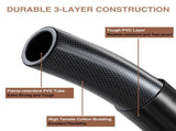 6FT Propane Hose 1lb to 20lb,Propane Tank Hose with QCC1for 5-40lb Propane Tanks,Propane V1366-AZ2-W-24449