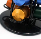 40 Coffee Capsules Holder, Rotating Coffee Pod Holder Stand, Compatible with Nespresso, Elegant V1237-ZY00B07XB5WNPT