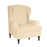 Stretch Sofa Slipcover 1-Piece Sofa Cover Furniture Protector Couch Soft with Elastic Bottom Spandex V1294-YM0901-H32295-BE