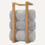 Wall Towel Rack for Rolled Towels Bathroom Storage V63-920931