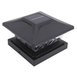 2 Pack Solar Post LED Warm and Whiteing Weather Proof Solar Powered Deck Fence Post Cap V1294-YM0901-3119250024312