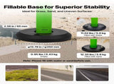 3 Pack Traffic Delineator Posts, 1140 mm Traffic Safety Cones with Fillable Base and Reflective V952-TCDZJTJSZLS4LWRAR001V0