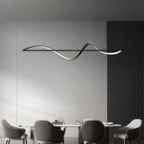 BAMDECOR A36 Modern LED Linear Chandeliers Pendant Lights with Dimmable LED and Adjustable Hanging V255-A36-L140