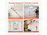 Cabinet Jack Support Pole, 2-Pack, 116-290 cm Steel Telescopic Quick Support Rod, Adjustable 3rd V952-QXKSCG2PCS45I1VOG001V0