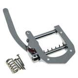Tremolo Bridge for Electric Guitar, Chrome Plated Vibrato Tailpiece with Roller Bar, Replacement V1192-AZ-W-3356