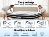 Giselle Bedding King Mattress 35cm Bed in a Box Pocket Spring Gel Memory Foam MATTRESS-B-GALAXY-K