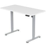 FORTIA Sit To Stand Up Standing Desk, 120x60cm, 72-118cm Electric Height Adjustable, 40kg Rated, V219-ADKSSTFO2WTSA