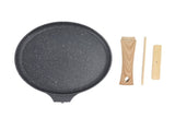 Frying Pan Prevents Stick Medical Stone Coating Aluminium Alloy Integrated Die Casting Breakfast Pan V1294-YM0626-3118220323411