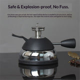 Butane Mini Burner for Tabletop Coffee Siphon Syphon Ceramic Windproof Torch Head Portable Cooking V1192-AZ-W-0171