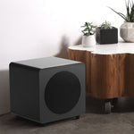 Kanto SUB8 300W 8" Sealed Powered Subwoofer, Matte Black V398-KO-SUB8VMB-I