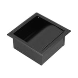 Embedded Toilet Paper Holder 304 Stainless Steel Roll Paper Rack for Home Bathroom Hotels Black V1294-YM0901-3112210078611