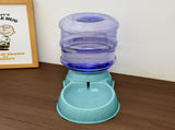 Blue Automatic Pet Feeder and Drinker Combo for Cats and Small Dogs - 2 in 1 Detachable Design V888-ELOSUNG25099