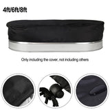 4Ft/6Ft/8Ft Bathtub Cover Pool Hot Tub Cover Oval Reservoir Ice Bath Cover Tank Cover Oxford Cloth V1189-LWWAL-20260327-04325