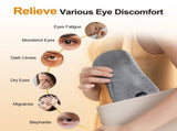 Wireless Smart Heated Eye Mask with 3-Temperature Control, Ergonomic Design Eye Relief, Ideal V1341-ZY-H72GHS4G-GREY