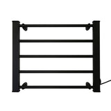Pronti Heated Electric Towel Bathroom Rack EV-90- Black PTR-EVA-90-BK
