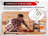 Classroom copper pen flipping kit -10 sets of rotating ballpoint pen production kit with pen core V1366-AZ2-W-14443