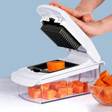 Vegetable Chopper with Container for Salad Prep White V1263-JX-7122-1