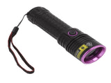 Y48 365nm Ultraviolet Flashlight Rechargeable Black Light Flashlight for Resin Curing Currency V1294-YM0626-3119220183011
