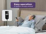 Equipmed Electric Adjustable Bed Backrest, German-Engineered Power Lifting Back Support with Remote V219-HBRELEEQFL3A