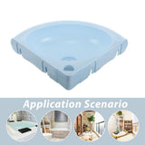 Sky Wall Mounted Bathroom Sink Basin with Space-Saving Design for Compact Home Bathrooms V1366-AZ2-W-20408