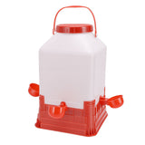 Chicken Waterer 10L Large Capacity Easy to Clean Manual Chick Drinker Waterer for Poultry Feeding V1294-YM0901-3111250223811