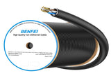 BENFEI 000701BK-305M CAT6 UTP 1000Mbps Waterproof Ethernet Cable 1000FT for Outdoor 305M V28-ELEBEN701BK305M