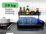 CARLA HOME 2 Pack Under Sink Organiser with Sliding Drawers for Kitchen & Bathroom LSB-36237